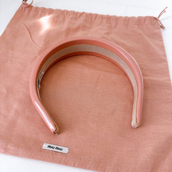 BRAND NEW MIUMIU HEADBAND, SUPER CUTE, STILL IN PACKAGING - Picture 2 of 10